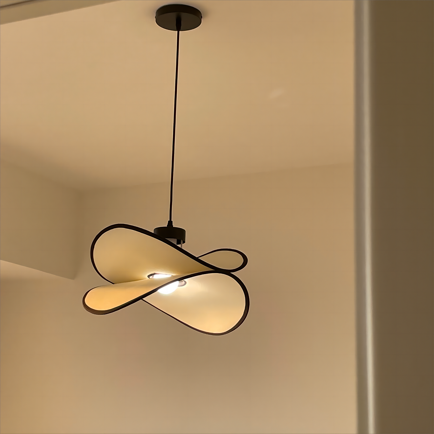 Französischer mittelalterlicher Kronleuchter Vintage Wohnzimmer Schlafzimmer Umgebungslicht Retro Wabi Sandwind Stoff Kronleuchter