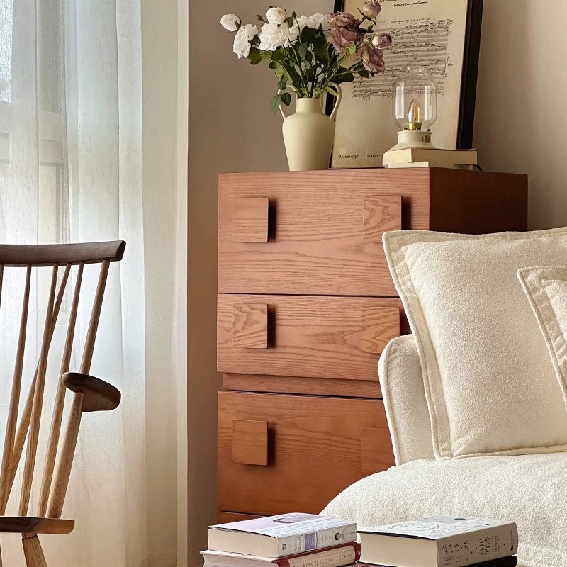 Medieval Carmen Cabinet Multifunctional Combination TV Cabinet Bucket Cabinet Side Cabinet Storage Cabinet Drawer Cabinet Solid Wood Simple Cabinet