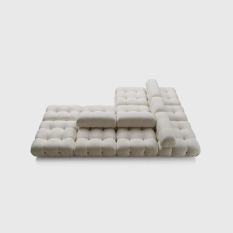 Medieval Living Room Small Apartment Chameleon Sofa Designer Square Fabric Mario Free Combination Module Sofa