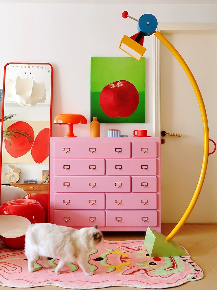 Memphis schreibtischlampe kreative kinderzimmer stehleuchte designer cartoon farbe umgebungslicht wohnzimmer 