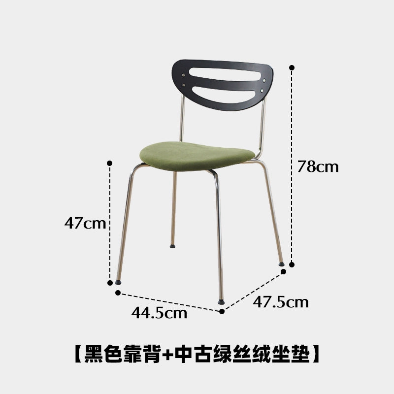 Nordic einfache esszimmer stuhl mittelalterlichen massivholz edelstahl stuhl hause designer restaurant rückenlehne hocker 