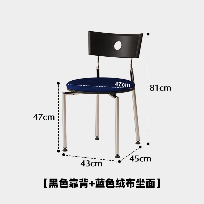 Mittelalterlicher Esszimmerstuhl, dänischer Designerstuhl, Rückenlehne aus massivem Holz, Buchschreibtischstuhl, Haushaltsstuhl für kleine Wohnungen, Freizeitstuhl 