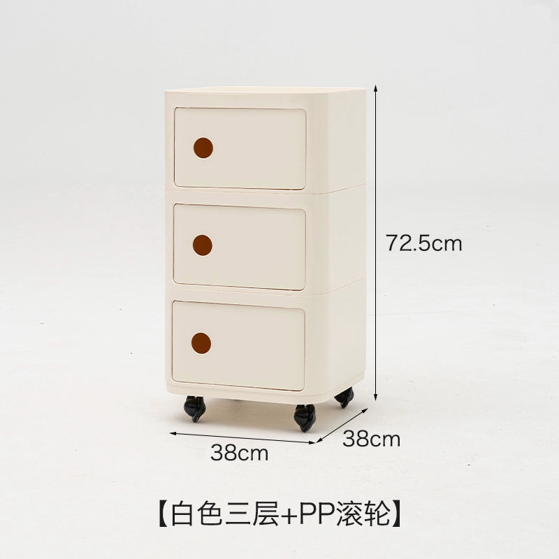 Beweglicher Nachttisch Einfacher mittelalterlicher Lagerschrank Ins Popularins Windregal Kleine Wohnung Seitenschrank 