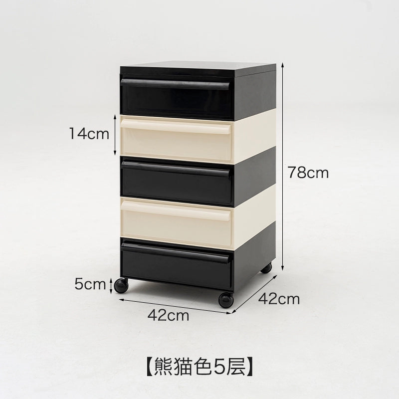 Mehrschichtiger Schlafzimmerschrank Internet-Promi-Nachttisch Ins Wind Antiker Lagerschrank Kleiner mobiler Schrank 