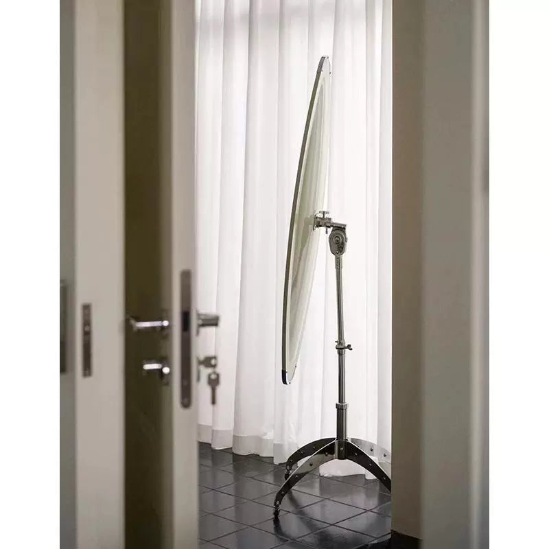 Abnehmbarer Ganzkörperspiegel im Retro-Industriestil, mittelalterlicher Surfspiegel, Haushaltsschlafzimmer, Garderobe, deckenhoher Ganzkörperspiegel 