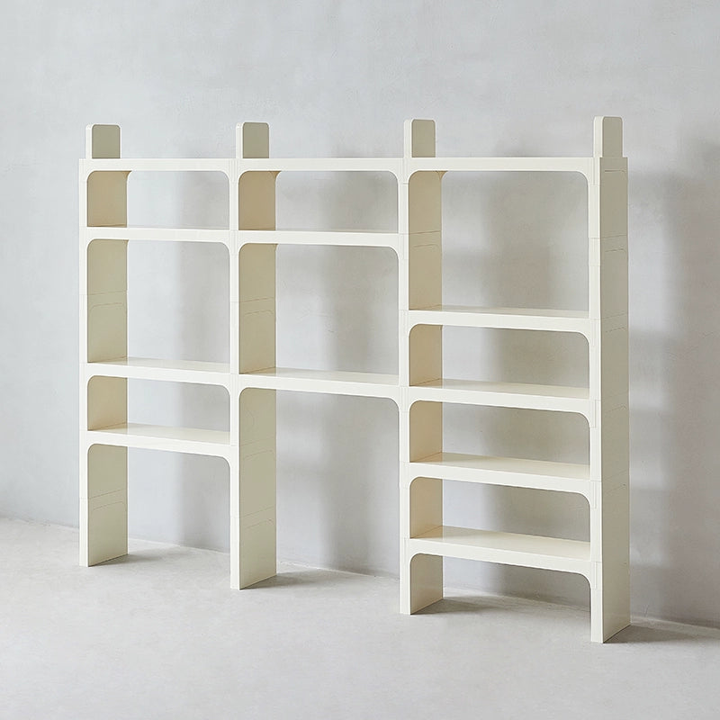 Kombinationsregal mittelalterlicher Modul-Lagerschrank in minimalistischem Bodenbücherregal mehrschichtiges Präsentationsregal 