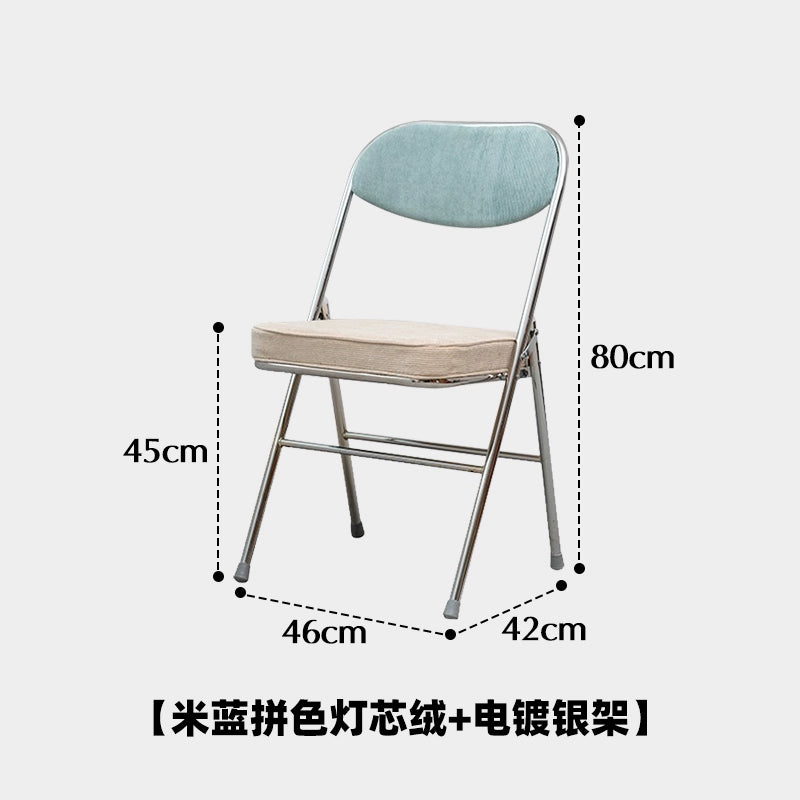 Retro restaurant stuhl antike cord klappstuhl Ins Popularcafe alten rückenlehne esszimmerstuhl 