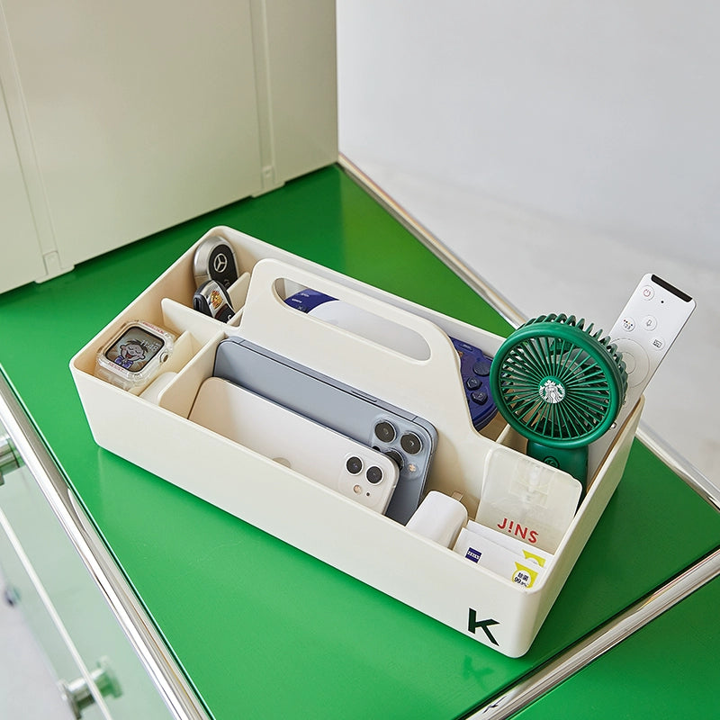 Schreibtisch-Aufbewahrungsbox im Industriestil, Aufbewahrungsbox für Kosmetika, mittelalterlicher Schweizer Vitra-Werkzeugkorb 