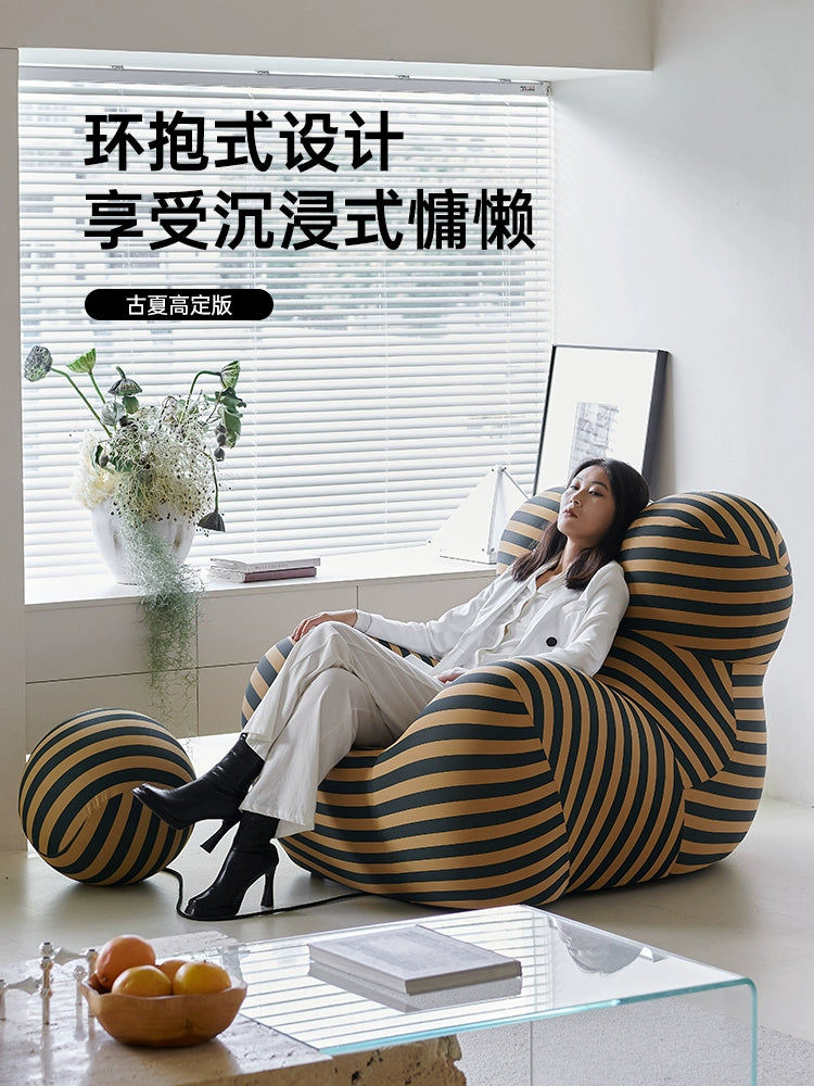 Home Furnishing Mother's Arms Designer Single Leisure Sofa Single Chair Living Room Internet Celebrity Bubble Hydrangea Chair