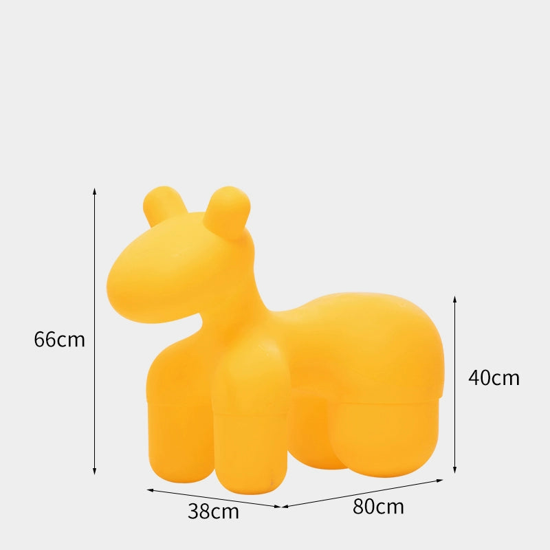 Pony Stuhl Cartoon Kinder Niedriger Hocker Kreative Tier Schuhwechselhocker Internet Prominente Ins Nordic Hocker Hause 