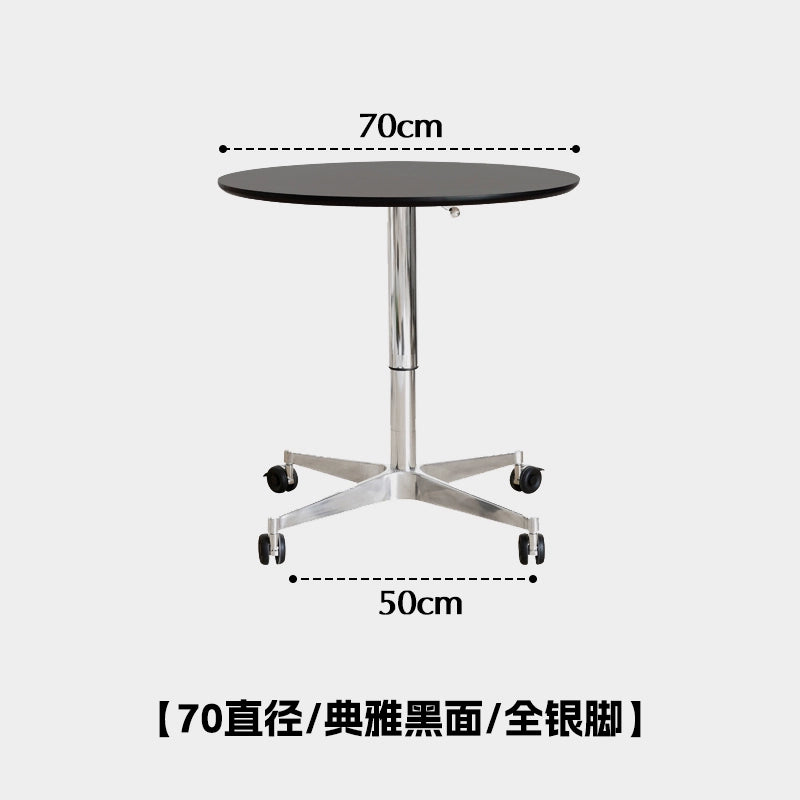 Heben retro kaffee tisch einfache kleine wohnung kaffee tisch kleine runde tisch abnehmbare büro computer tisch 