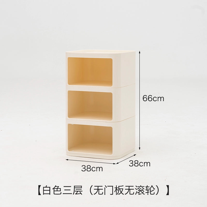 Beweglicher Nachttisch Einfacher mittelalterlicher Lagerschrank Ins Popularins Windregal Kleine Wohnung Seitenschrank 