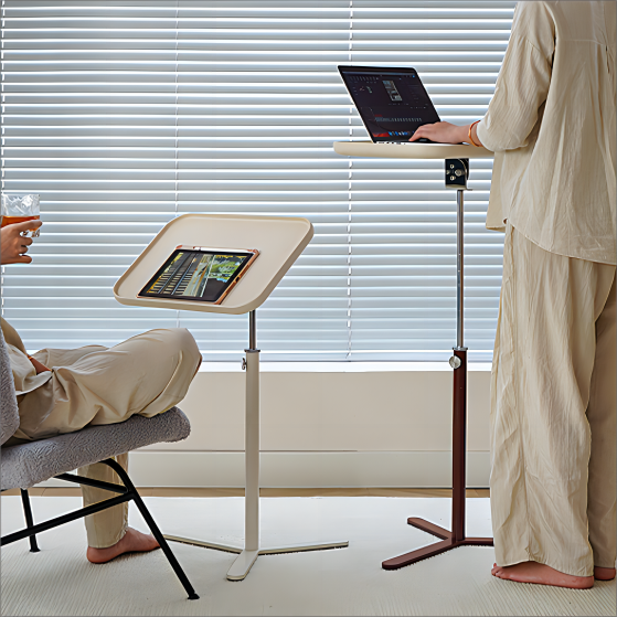 Anhebbarer kleiner Tisch, drehbar, mittelalterlich, nordisch, Sofakante, leichtes Luxus-Nachttischgestell der Spitzenklasse 