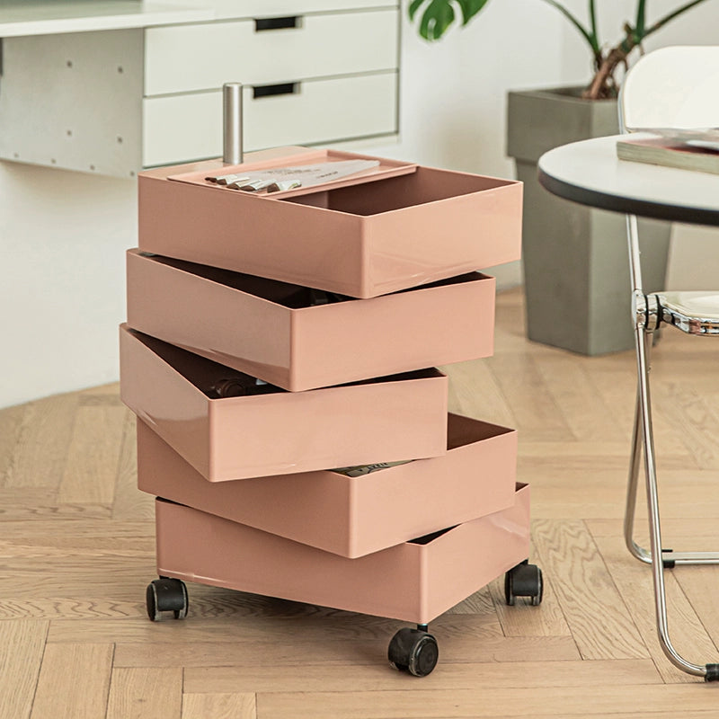 Mehrschichtiger Lagerschrank, drehbar, abnehmbar, Ins Popularins Wind, Nachttisch, Kosmetikschrank, einfach 