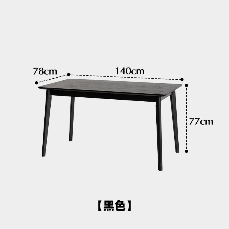Esstisch aus reinem Massivholz, rechteckig, schlicht, antik, Esstisch, Schreibtisch im Wabi-Sabi-Stil für den Haushalt 