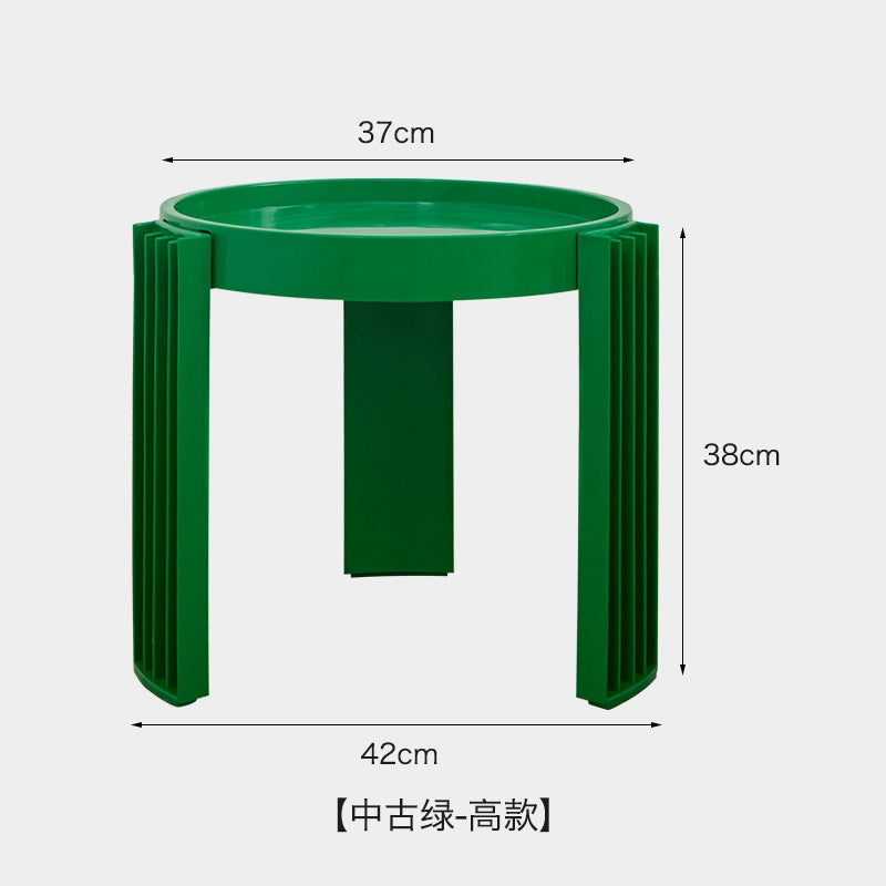 Mittelalterlicher kreativer Couchtisch aus Kunststoff, Ins-Kombinations-Couchtisch, für den Haushalt, Wohnzimmer, niedriger Tisch, Sofa, Beistelltisch 