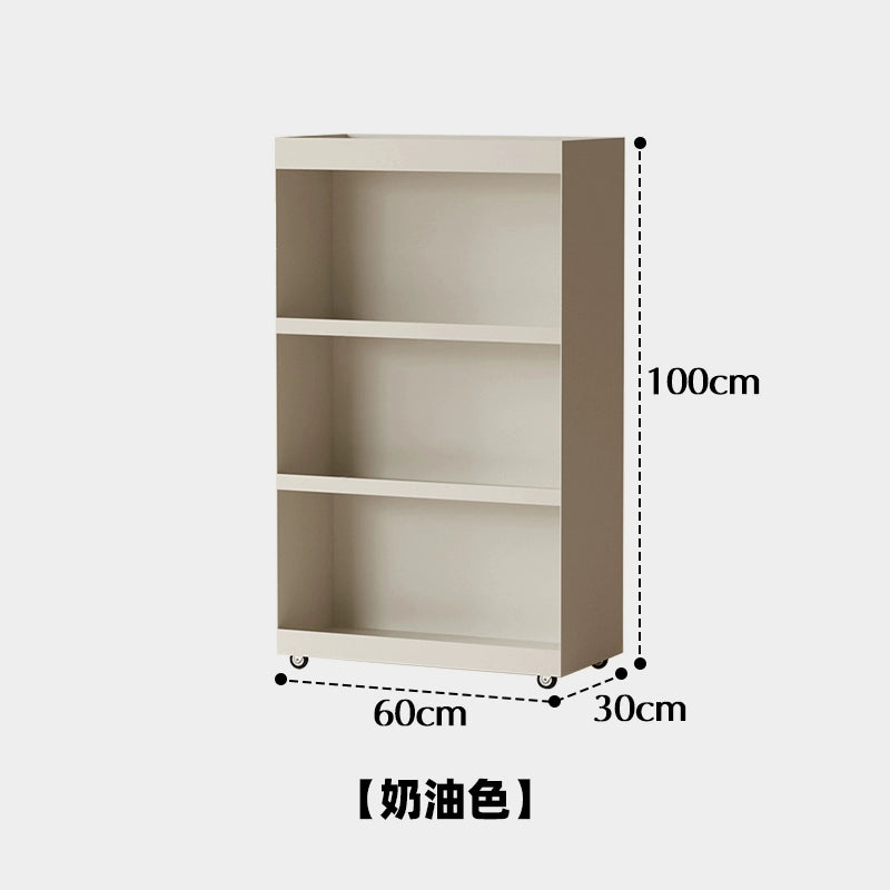 Metallbodenregal Mobiles industrielles Windwand-Bücherregal High-End-Home-Magazin-Lagerschrank 