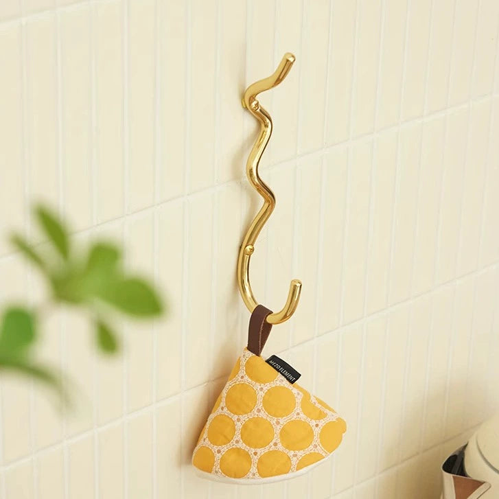 Messinghaken, leichter Luxus, hochwertiger Retro-Wandbehang, Wand-Schlüsselaufhänger, kreativer Handtuchhalter 