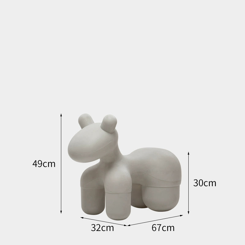 Pony Stuhl Cartoon Kinder Niedriger Hocker Kreative Tier Schuhwechselhocker Internet Prominente Ins Nordic Hocker Hause 