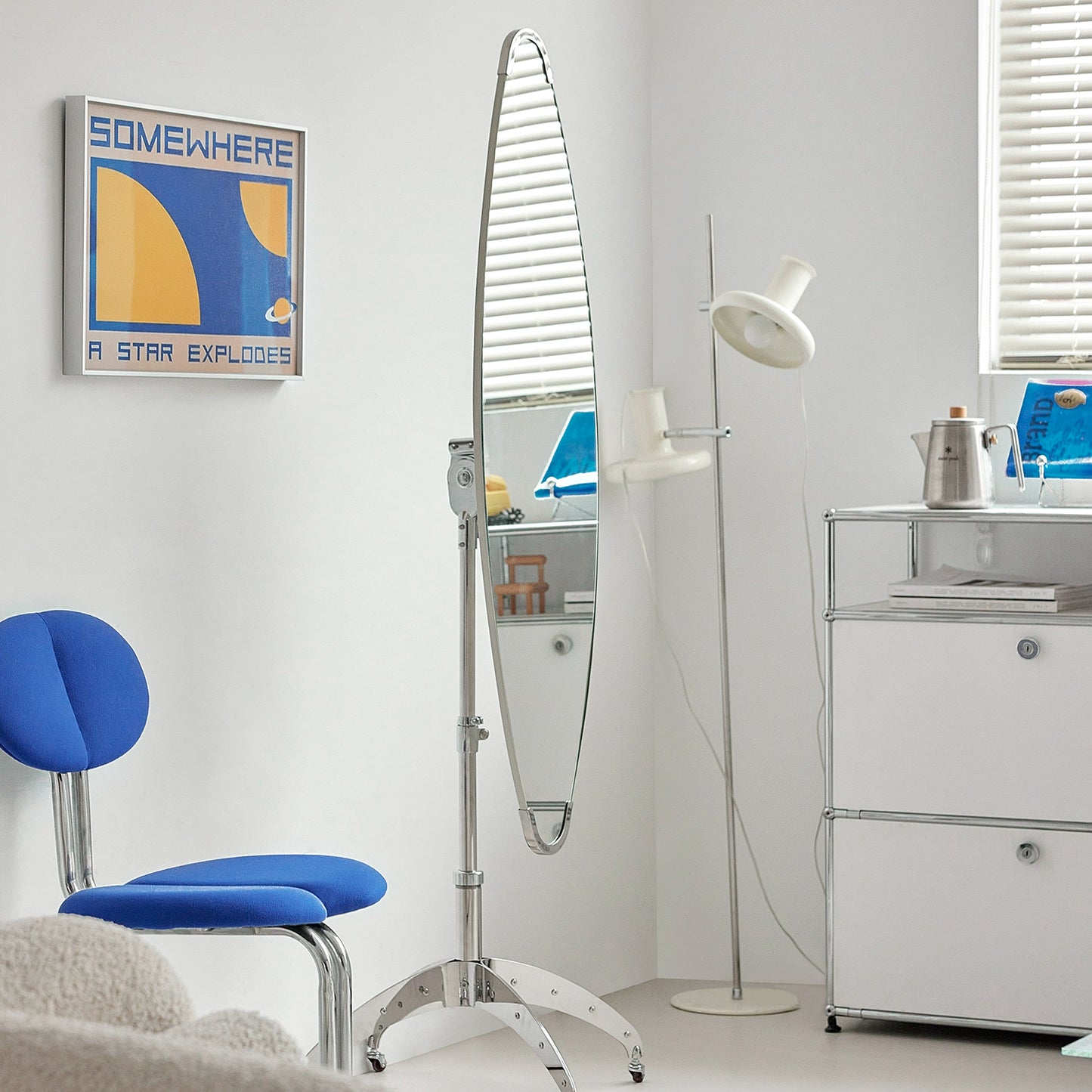 Ins PopularFull-länge Spiegel Medieval Haushalt Rotierenden Ganzkörper Boden Spiegel Designer Surf Spiegel Ins Wind 