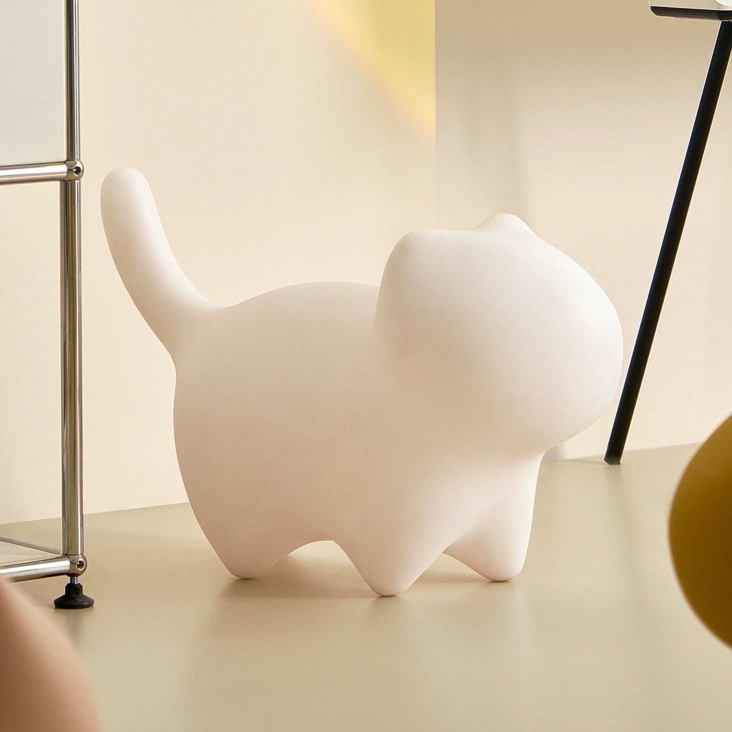 Kätzchen-Schuhhocker, kleiner Hocker für das Kinderzimmer, niedriger Hocker, kreativer, süßer Tierhocker, Wohnzimmer, Internet-Berühmtheit 