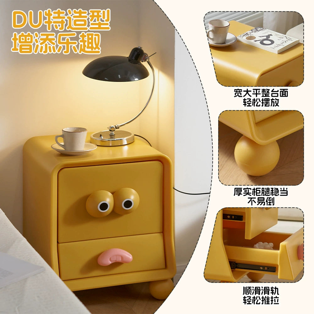 Clown Nachttisch Kreativ Niedlich Cartoon Kleiner Lagerschrank Creme Wind Kinderregal Haushalt