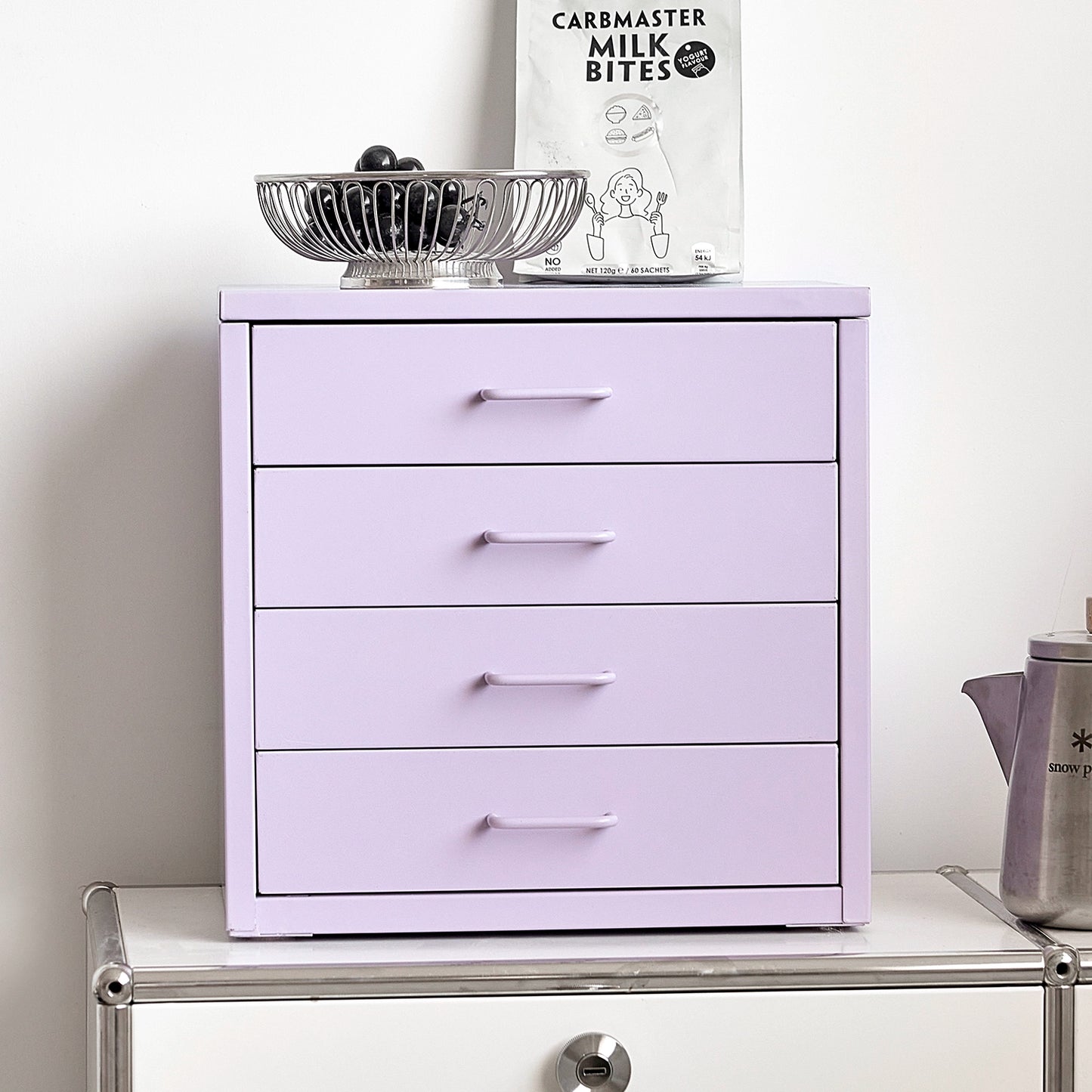 Desktop-Aufbewahrungsschrank Büro Schreibwaren Schließfach Haushalt Kleine Einheit Kosmetik Mehrschichtregal 