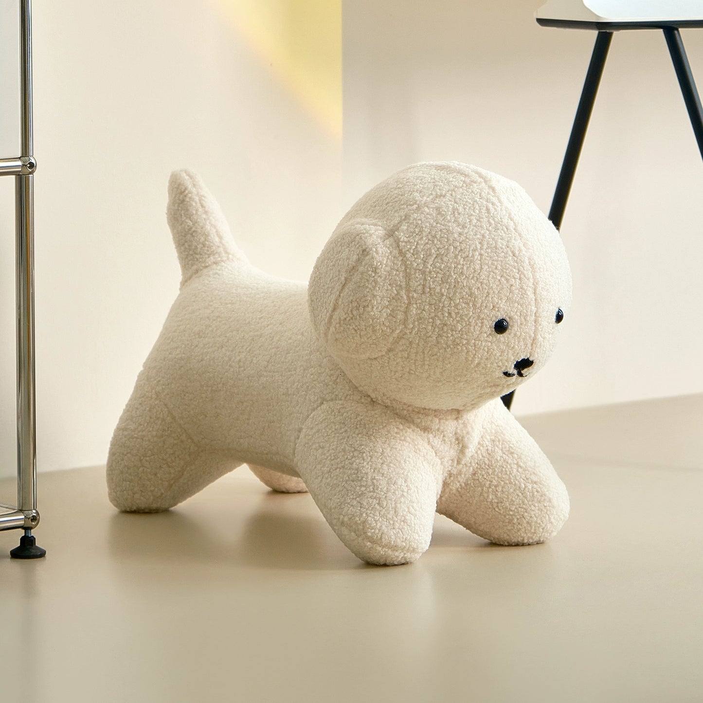 Welpenhocker Haushalt Kinder Niedriger Hocker Niedlich Kreative Ins Beliebte Wohnzimmer Tür Schuhhocker Lammwolle 