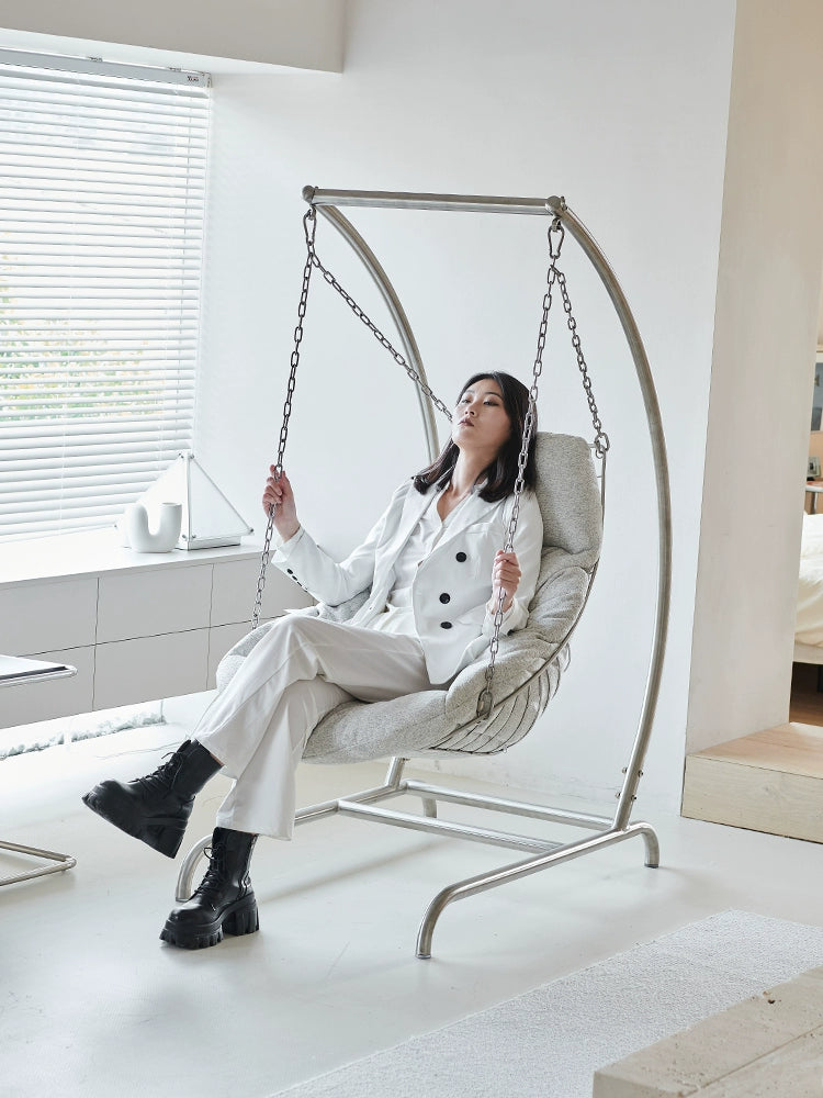 Indoor Balcony Leisure Hanging Chair Outdoor Garden Swing Home Living Room Internet celebrity Hanging Basket Modern Simple Rocking Chair Hammock