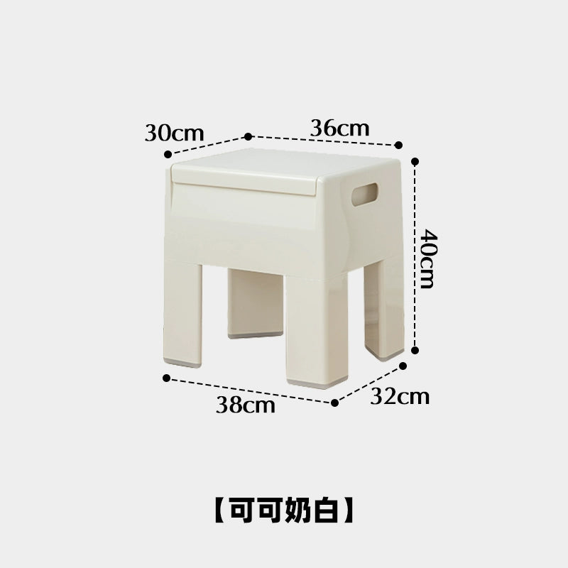 Hocker mit Stauraum, für den Eingangsbereich, Schuhwechselhocker, mittelalterliche Ins Popular, kreativer niedriger Hocker, Ins Popularins 