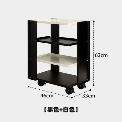 Mobiler Trolley-Rack Schmiedeeisen Sofa Beistelltisch Moderner einfacher Nachttisch Kleiner Couchtisch Leichter Luxus 