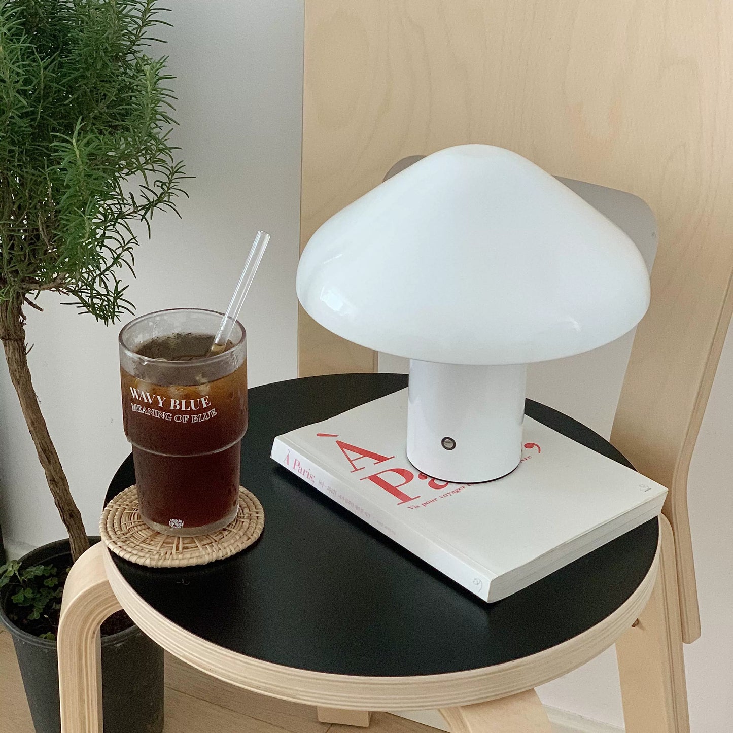 Pilzlampe Nordische dänische Nachttischlampe mittelalterliche Designeratmosphäre dekorative Tischlampe kreatives Zuhause 