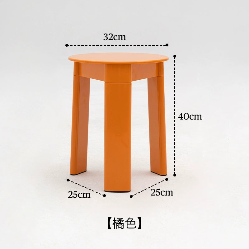 Mittelalterliche Replik Kunststoff Rundhocker Home Modern Simple Room Kleiner Stuhl Ins PopularMultifunktionaler niedriger Hocker 