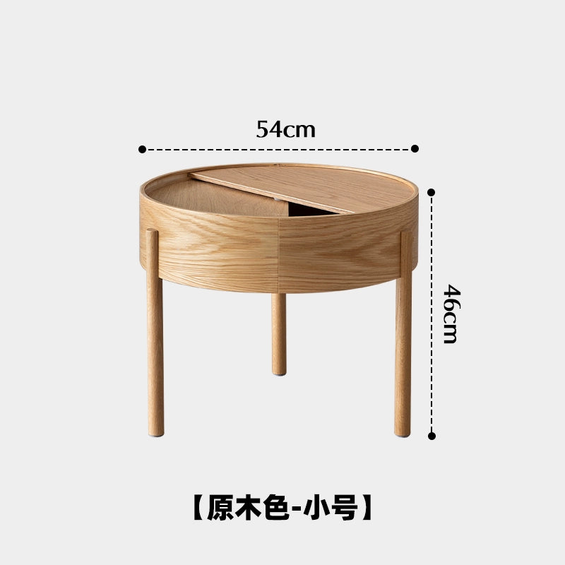 Log Wind Couchtisch Kleine Wohnung Lagerung Teetisch Wohnzimmer Haushalt Massivholz Niedriger Tisch Licht Luxus Fortgeschrittene Mittelalter 