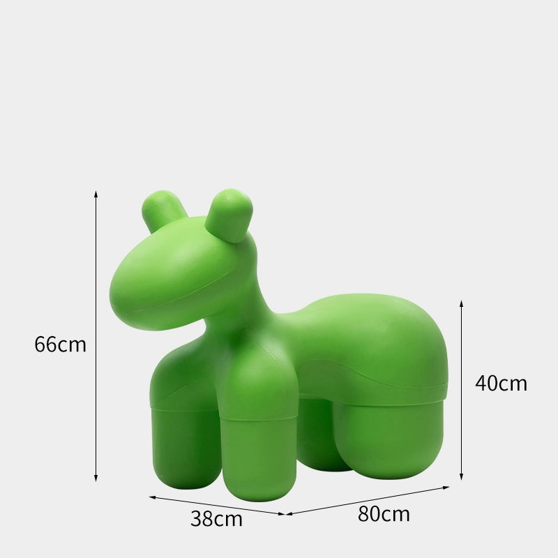 Pony Stuhl Cartoon Kinder Niedriger Hocker Kreative Tier Schuhwechselhocker Internet Prominente Ins Nordic Hocker Hause 