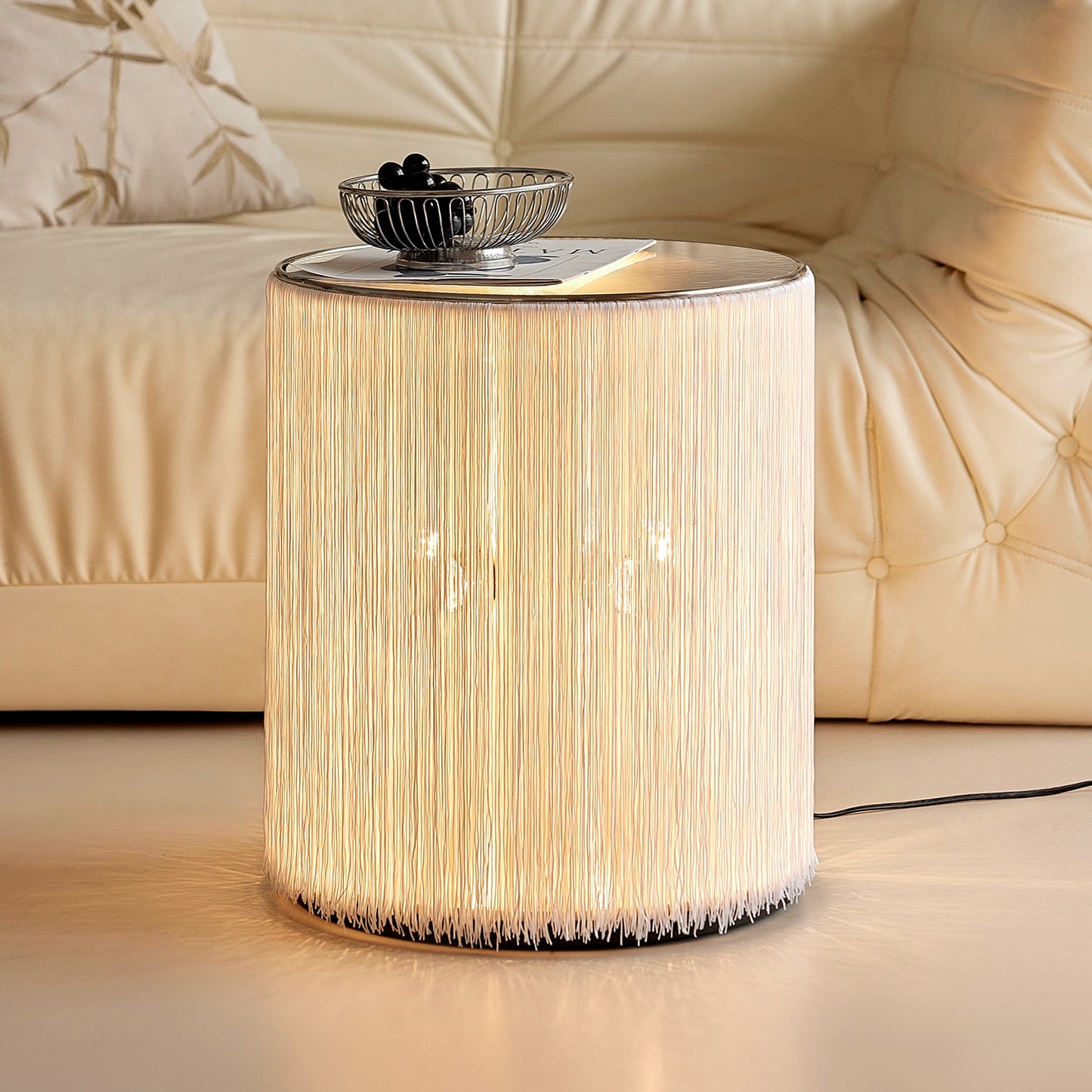 Fransenlampe Retro Stehlampe Ins Wind Schlafzimmer Kreative Dekorative Atmosphäre Lampe Designer Couchtischlampe 