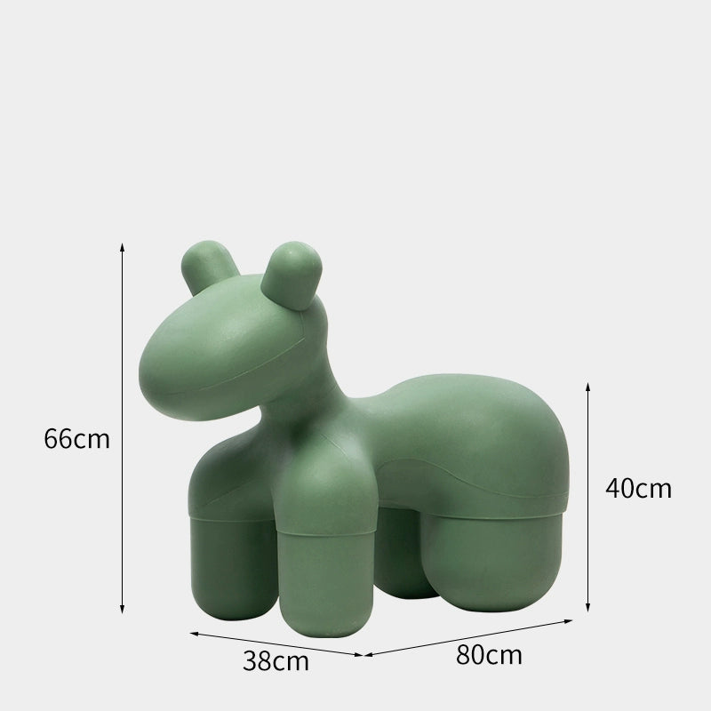 Pony Stuhl Cartoon Kinder Niedriger Hocker Kreative Tier Schuhwechselhocker Internet Prominente Ins Nordic Hocker Hause 