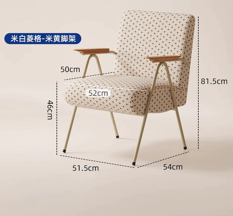 Nordic Retro Sofa Stuhl Medieval Einzigen Liege Balkon Wohnzimmer Ins PopularLeisure Stuhl Cafe 