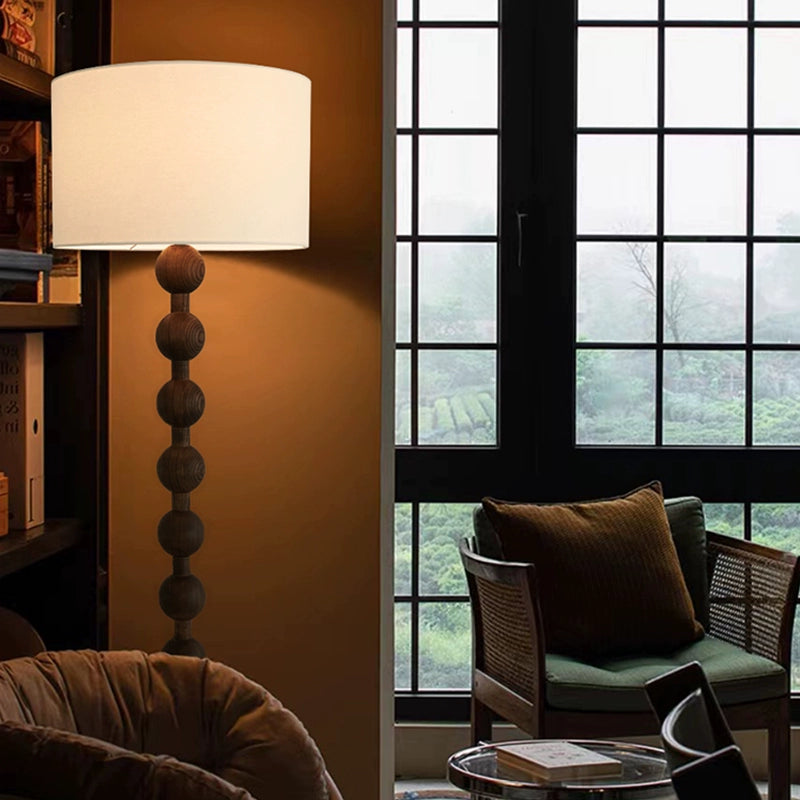 Retro Massivholz Stehlampe Wohnzimmer Schlafzimmer Designer Dekoration Homestay antike Nachttischlampe 
