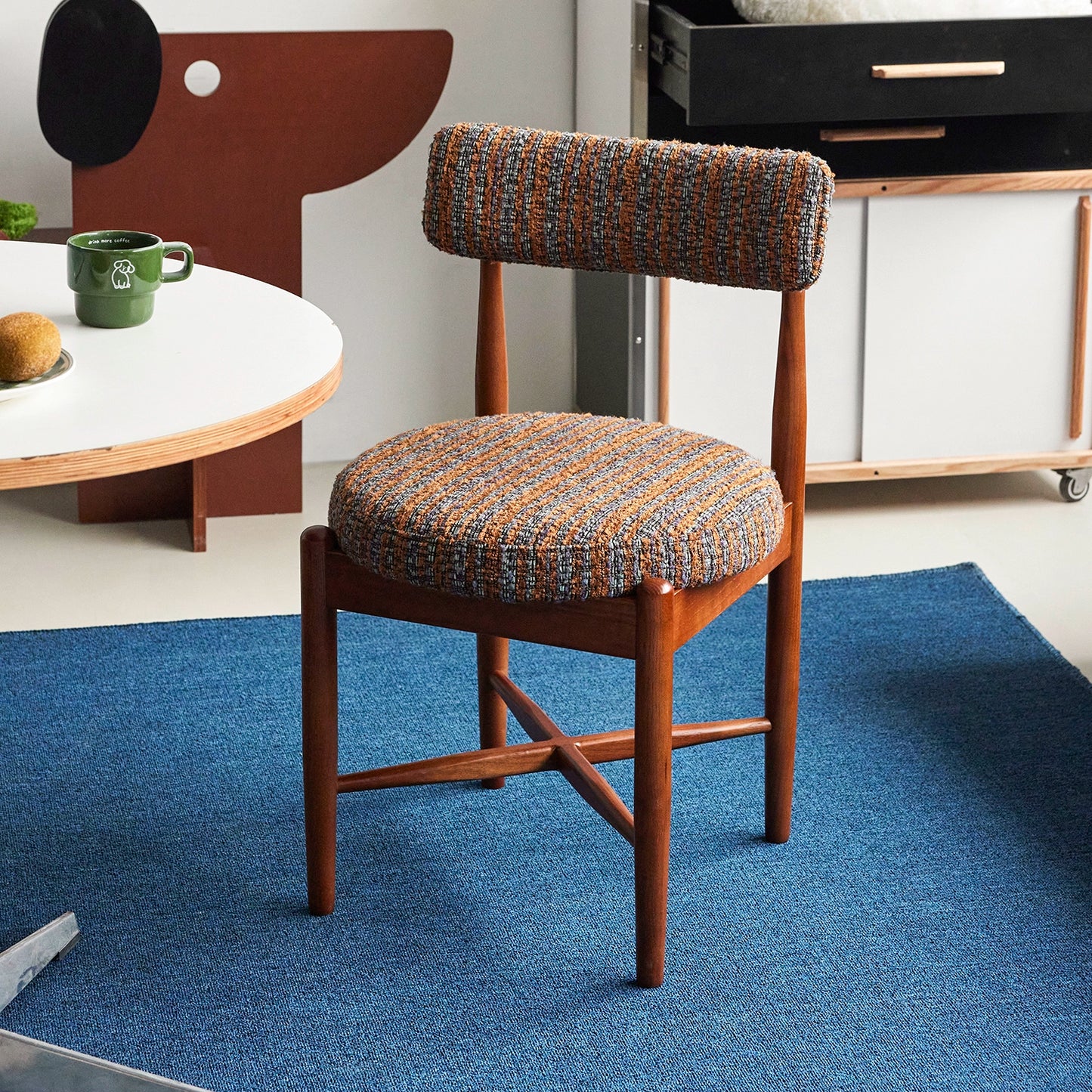 Massivholz Esszimmerstuhl mittelalterlichen einfachen High-End-Stuhl Home starke und langlebige Rückenlehne Buch Schreibtischstuhl Internet-Berühmtheit 