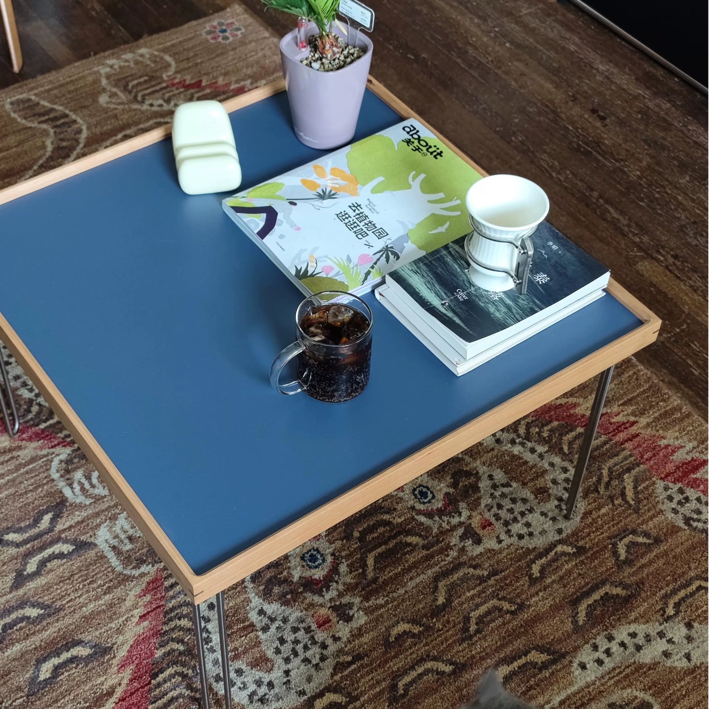 Massivholz Kaffee Tisch Bauhaus Medieval Dopamin Seite Paar Ins PopularCreative Ins Wind Bett Kleine Tisch 