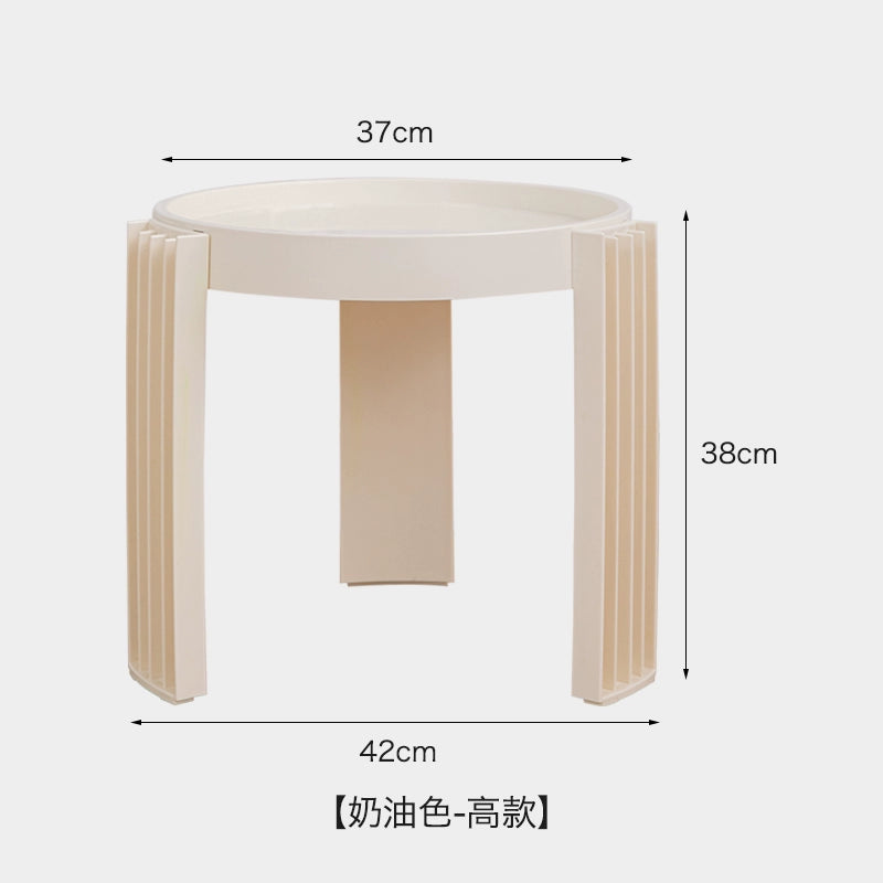 Mittelalterlicher kreativer Couchtisch aus Kunststoff, Ins-Kombinations-Couchtisch, für den Haushalt, Wohnzimmer, niedriger Tisch, Sofa, Beistelltisch 