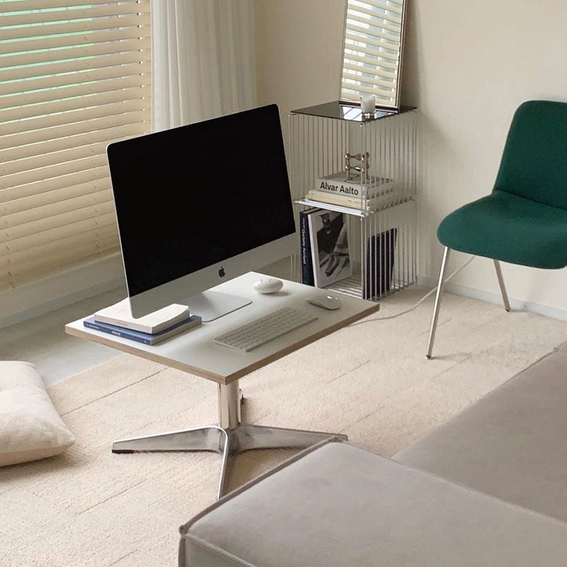 Quadratischer Tisch, niedriger Tisch, Ins-Stil, für Haushalt und Wohnzimmer, minimalistischer quadratischer Couchtisch, kleine Wohnung, mittelalterlicher Sofa-Beistelltisch 