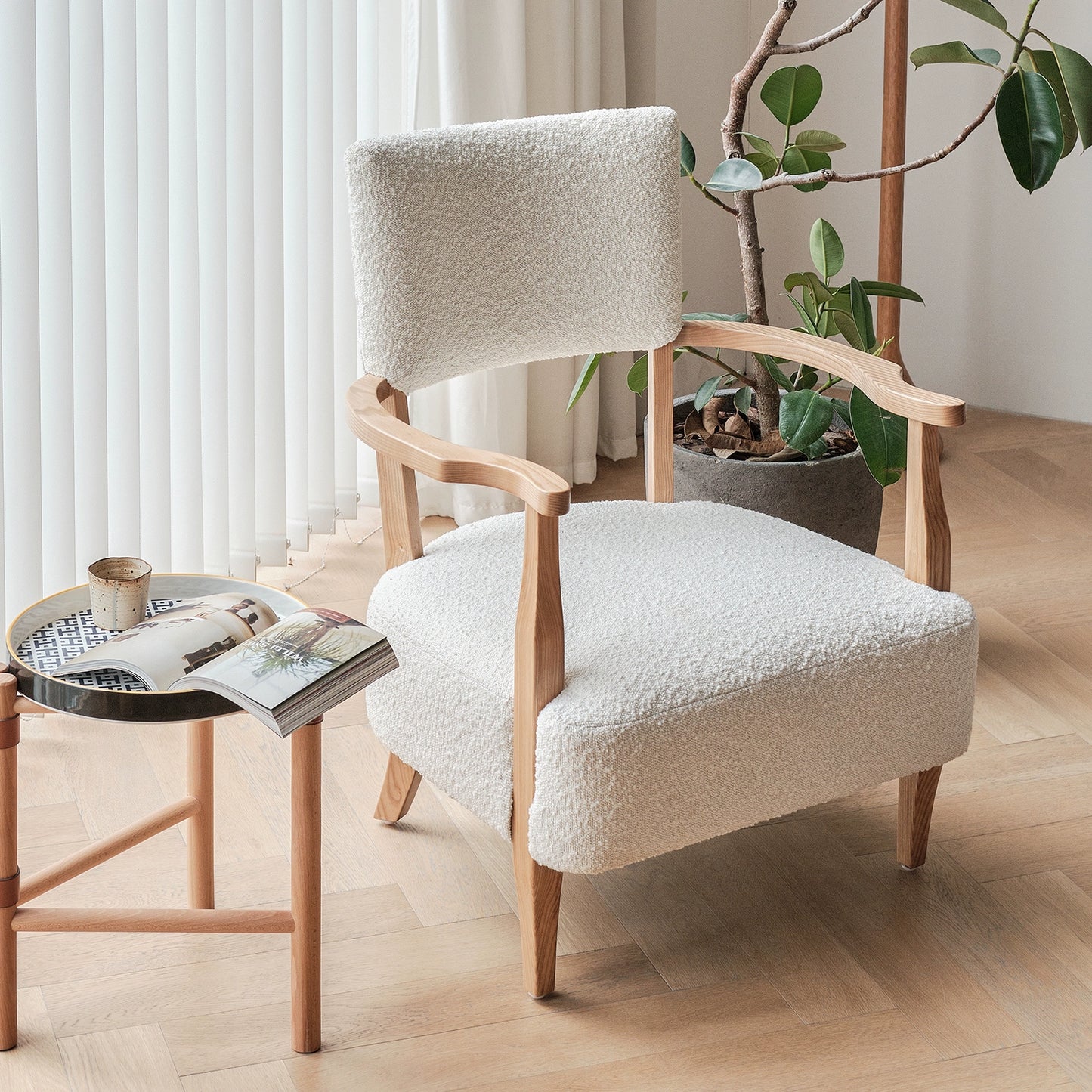 Mittelalterlichen sofa stuhl massivholz designer Ins Popularseat minimalistischen einzel freizeit stuhl wohnzimmer wabi-sabi wind 