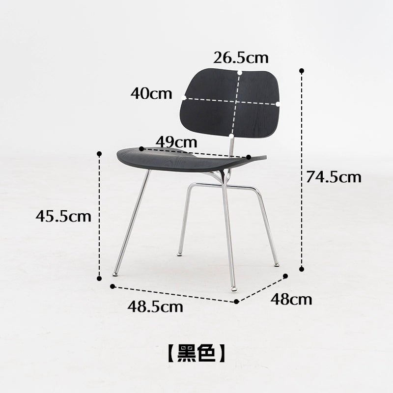 Designer Esszimmerstuhl Nordic minimalistischer Stuhl lässiger Verhandlungsstuhl Home Dining Rückenlehne Hocker 