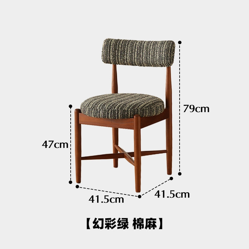 Massivholz Esszimmerstuhl mittelalterlichen einfachen High-End-Stuhl Home starke und langlebige Rückenlehne Buch Schreibtischstuhl Internet-Berühmtheit 