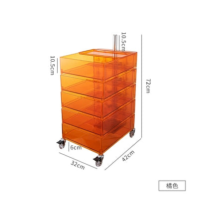 Mehrschichtiger Lagerschrank, drehbar, abnehmbar, Ins Popularins Wind, Nachttisch, Kosmetikschrank, einfach 