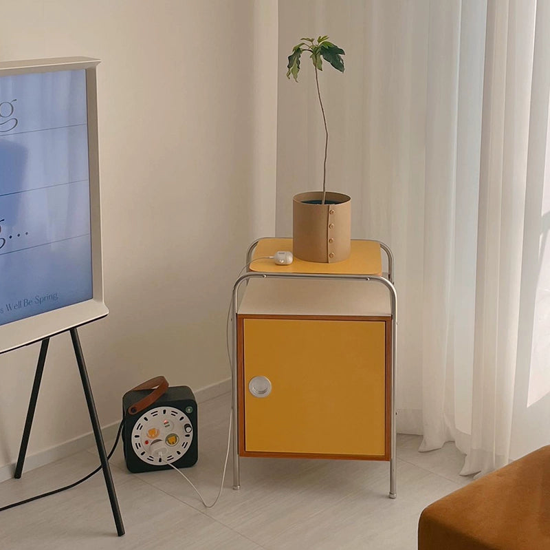 Mittelalterlicher Nachttisch, kleiner Schlafzimmer-Nachttisch, Massivholz-Schrank, Ins Wind Design Sense 