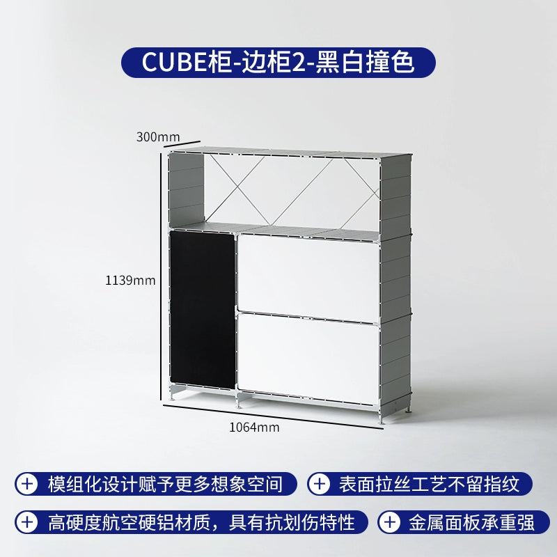 Koreanische Ins Wind Nachttisch Display Rack Fahrrad Lagerung Schrank Modul Kombination Dining Side Schrank Lagerung Metall Moderne 