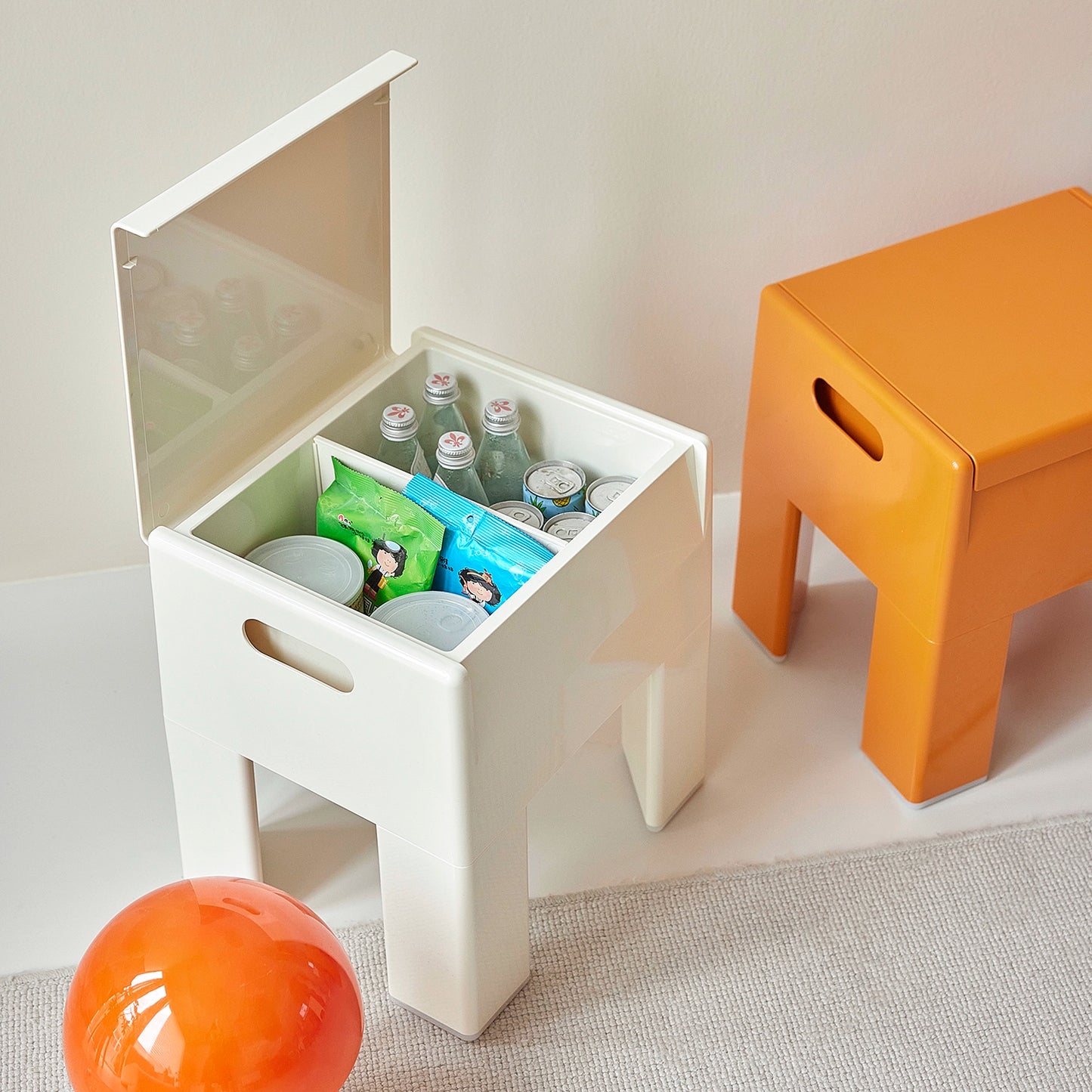 Hocker mit Stauraum, für den Eingangsbereich, Schuhwechselhocker, mittelalterliche Ins Popular, kreativer niedriger Hocker, Ins Popularins 